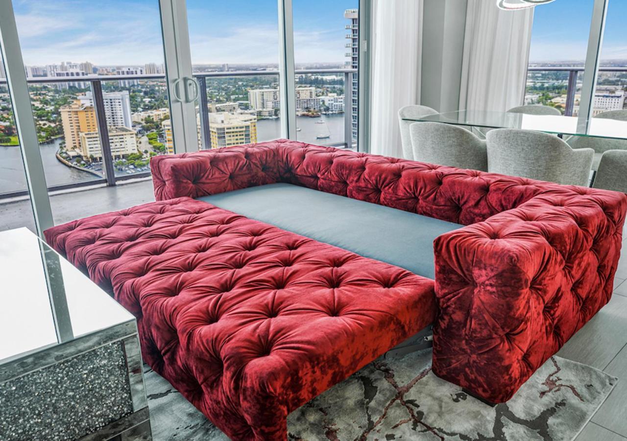 Hyde Beach House Three-Bedroom, Waterfront, Ocean And Intercostal View, Rooftop Pool, 5 Min Walk To Beach Hollywood Dış mekan fotoğraf