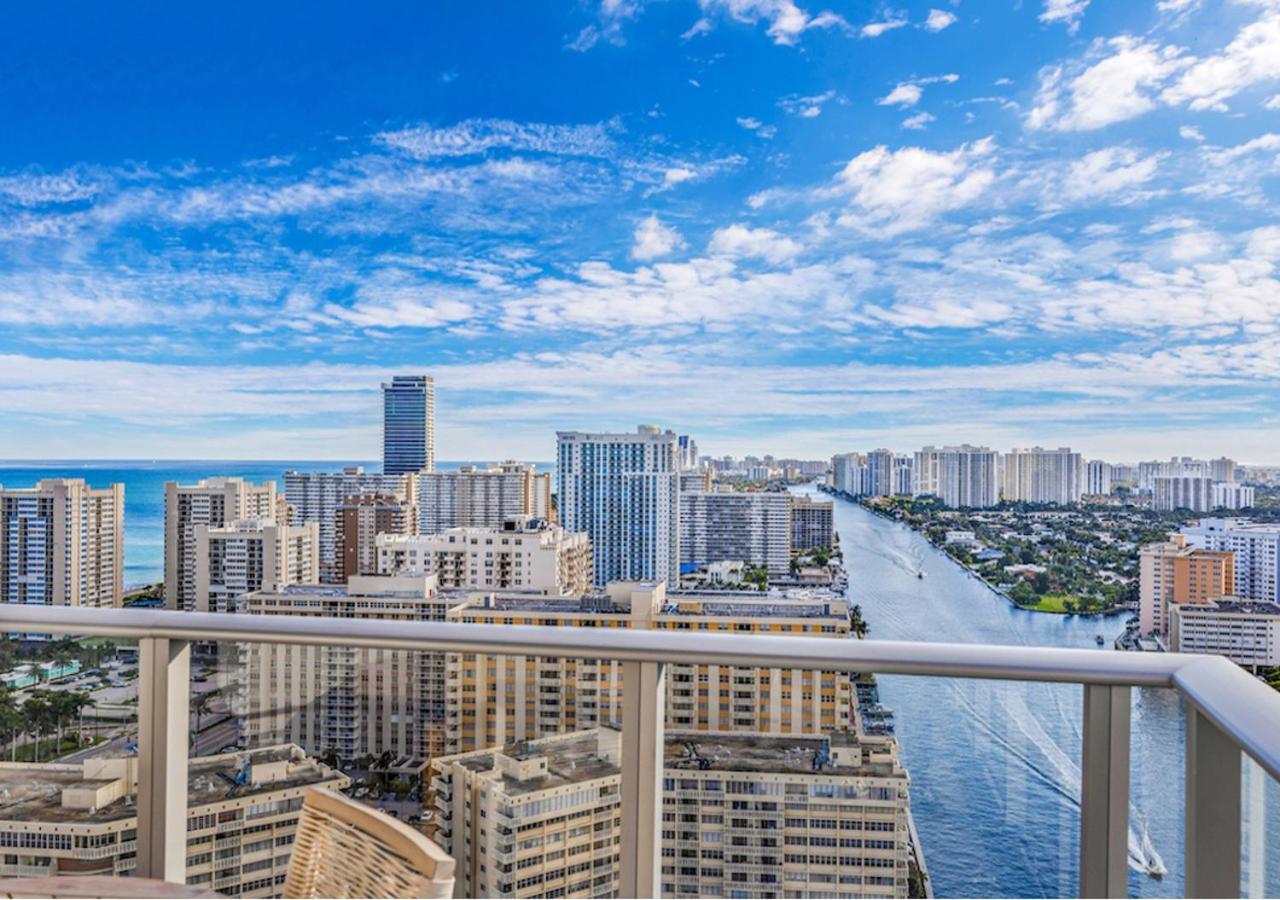 Hyde Beach House Three-Bedroom, Waterfront, Ocean And Intercostal View, Rooftop Pool, 5 Min Walk To Beach Hollywood Dış mekan fotoğraf
